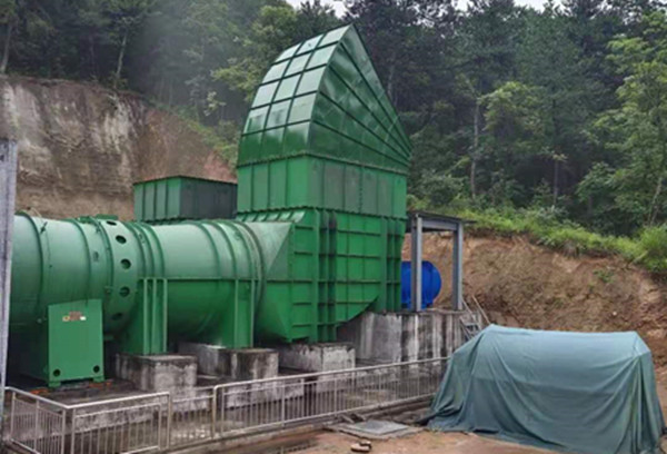 陜煤建設機電安裝公司順利完成建莊項目部改造主通風機出風口工程