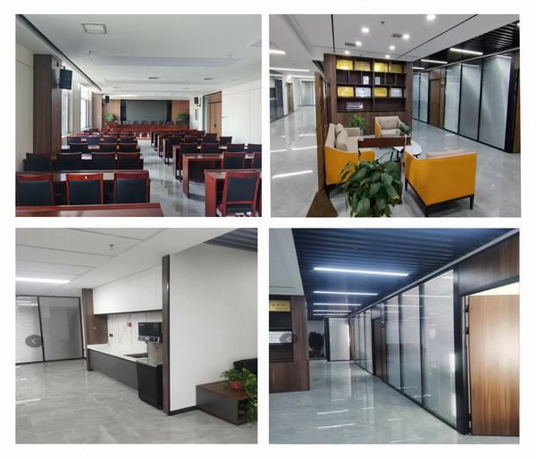 陜煤建設榆林公司承建的榆林能源化工投資有限公司辦公新址裝飾裝修工程順利移交入住